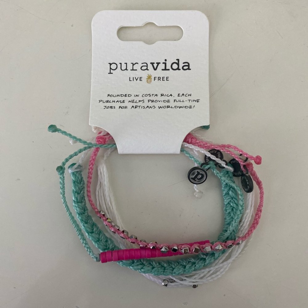 Brand New Pura Vida Bracelet Set
